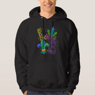 Sudadera Fleur De Lis Mardi Grass Leopra
