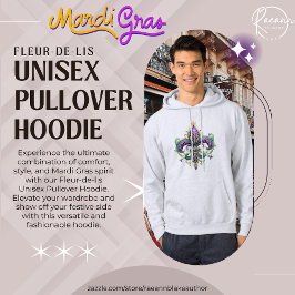 Sudadera Fleur-de-lis Unisex Pullover Hoodie