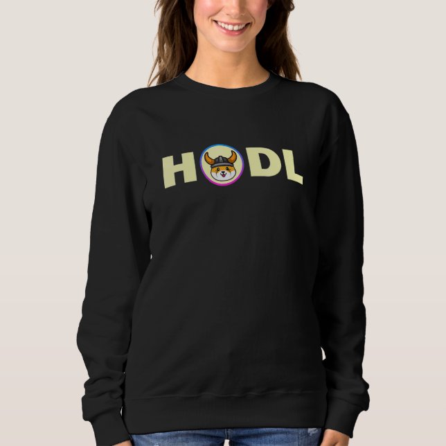 Sudadera Floki Inu Cryptocurrency Hodler A Floki Inu (Anverso)
