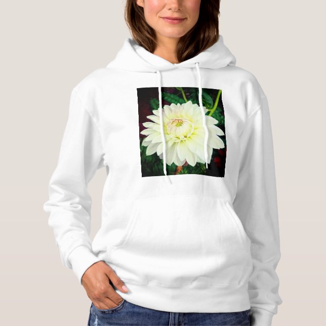 Sudadera Flor blanca y rosa (Anverso)