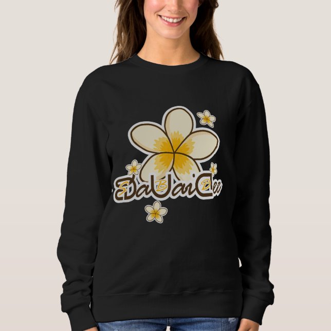 Sudadera flor champa (Anverso)
