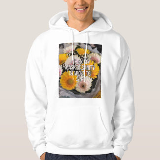 Sudadera Flor con cita