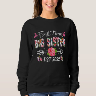 Sudadera Flor Cuta Primera Vez Madres Hermanas Grandes