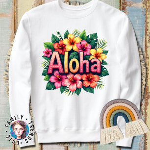 Sudadera Flor de Aloha Hawaiano