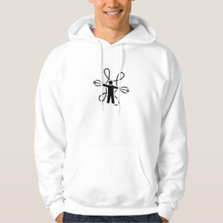 Sudadera Flor de cadena del hilandero del Poi del fuego