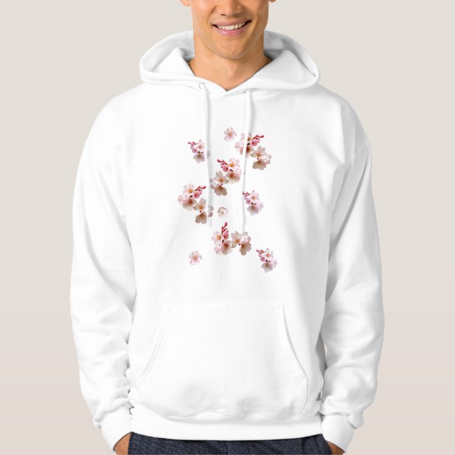 Sudadera Flor de cerezo floral (Anverso)
