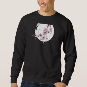 Sudadera Flor de cerezo retro vintage Moon Japan