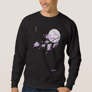 Sudadera Flor de cerezo Sakura púrpura japonesa rosa