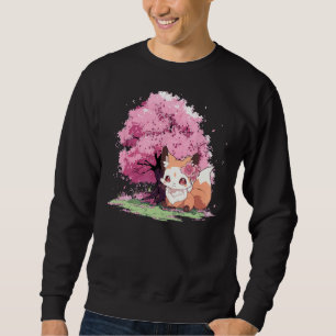 Sudadera Flor de flores de cerezo Otaku japonesa de Fox Sak