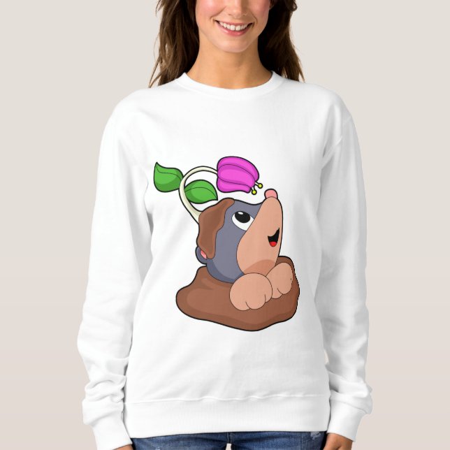 Sudadera Flor de la Tierra Mole (Anverso)