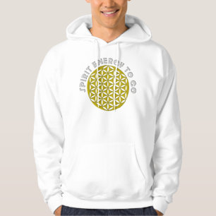 Sudadera FLOR DE LA VIDA - perforado - ENERGÍA ESPIRITUAL L