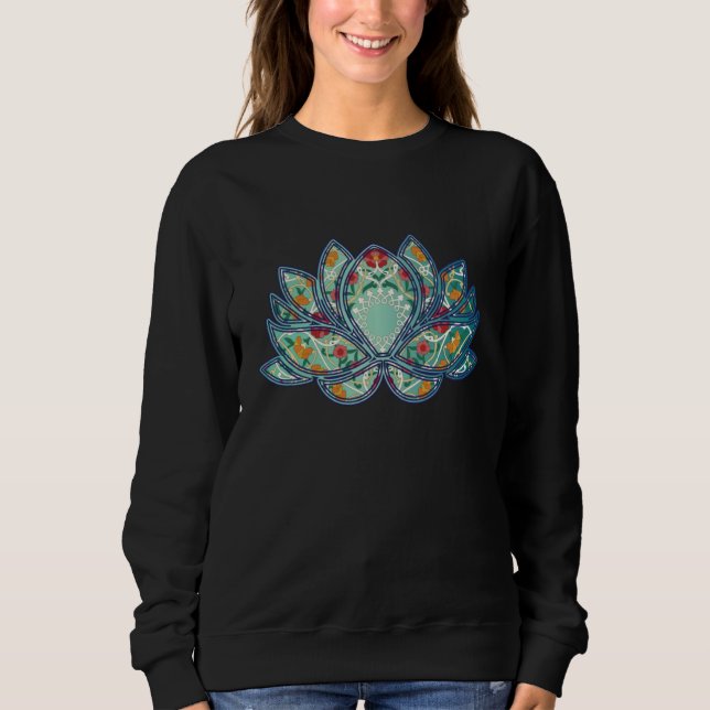 Sudadera Flor de loto colorida (Anverso)