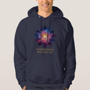 Sudadera Flor de Loto Cósmica Energía de Floración de la