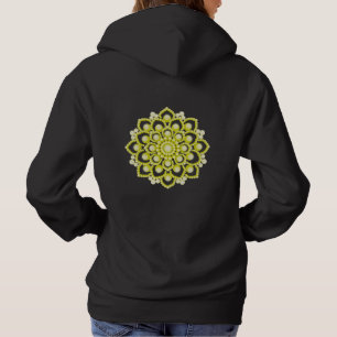 Sudadera Flor de Mandala amarilla