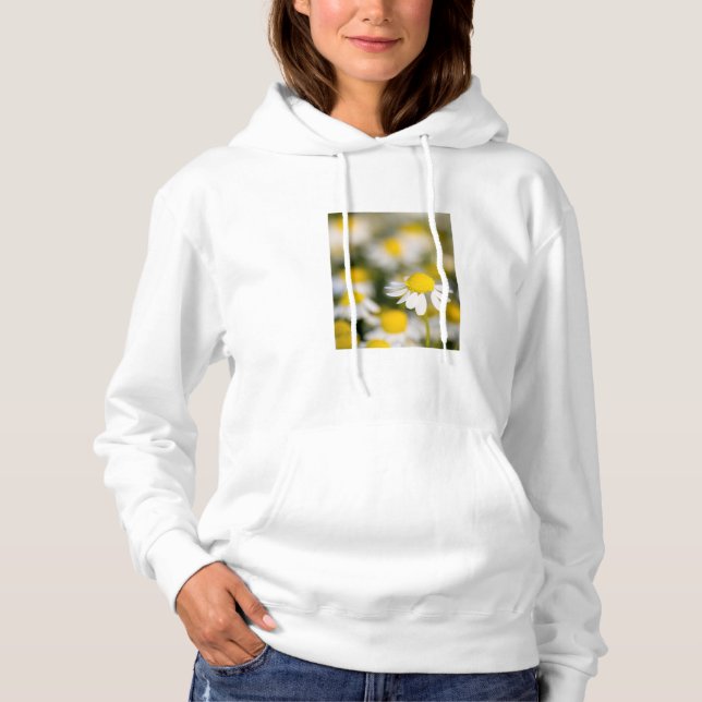 Sudadera Flor de manzanilla en primer plano, Hungría (Anverso)