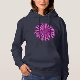Sudadera Flor de margarita africana, Ilustracion realista
