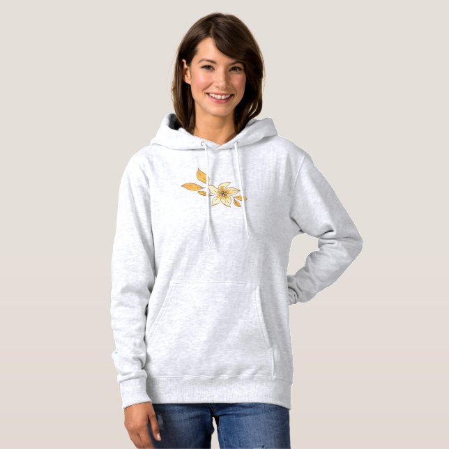 Sudadera flor de otoño (Anverso completo)
