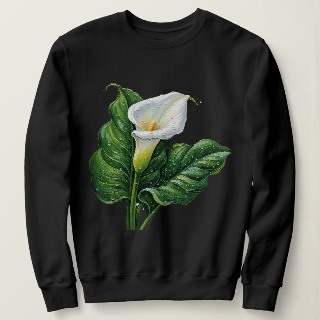 Sudadera Flor de Urban Bloom Graffiti - Premium  (Anverso del diseño)