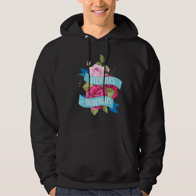 Sudadera Flor de útero mate (Anverso)