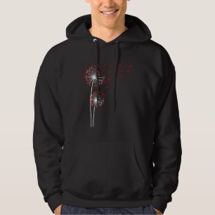 Sudadera Flor Fly Dandelion Faith Hope Love Heart Disease