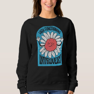Sudadera Flor introvertida antisocial