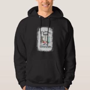 Sudadera Flor Mamá Vida Desordenada Cabello de Bun Gafas de