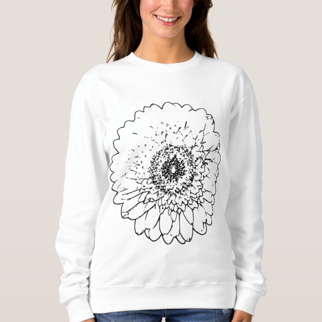 Sudadera Flor natural (Anverso)