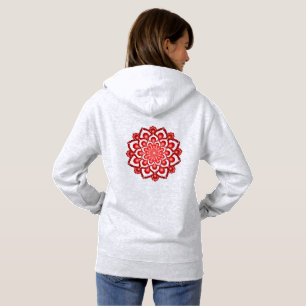 Sudadera Flor Red Dot Mandala