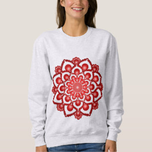 Sudadera Flor Red Dot Mandala