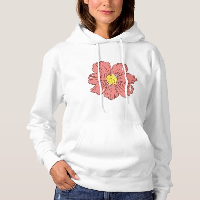 Sudadera Flor roja (Anverso)