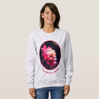 Sudadera Flor Roja En Luz Solar Personalizada