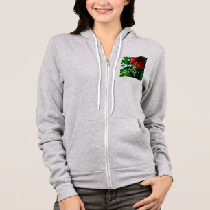 Sudadera Flor roja hibiscus