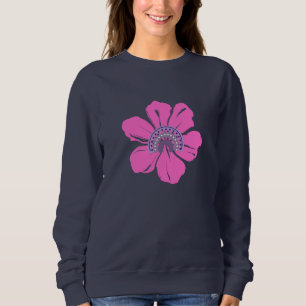 Sudadera Flor rosa aguda de verano