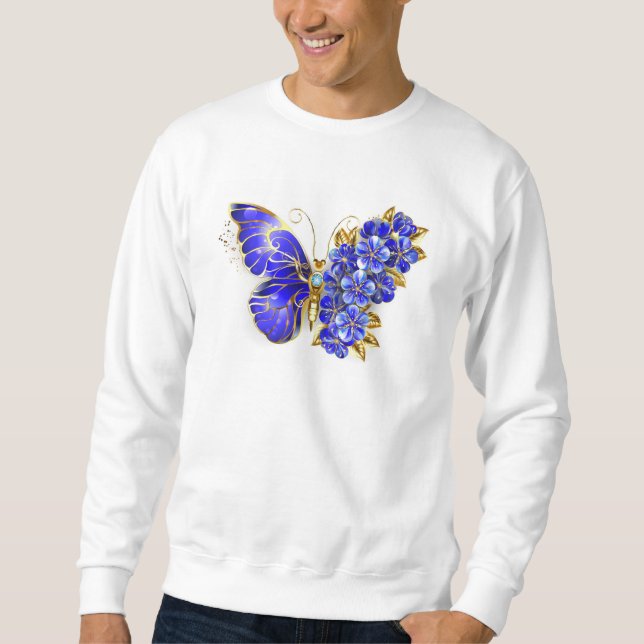 Sudadera Flor Sapphire Mariposa (Anverso)