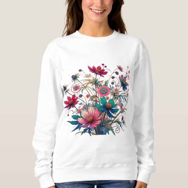 Sudadera Flor silvestre (Anverso)