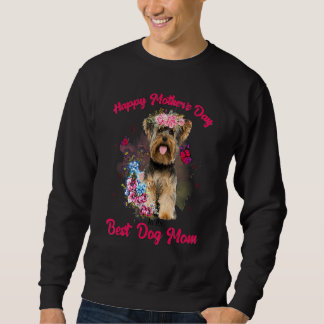 Sudadera Flor Terrier de Yorkshire feliz Día de la Madre al