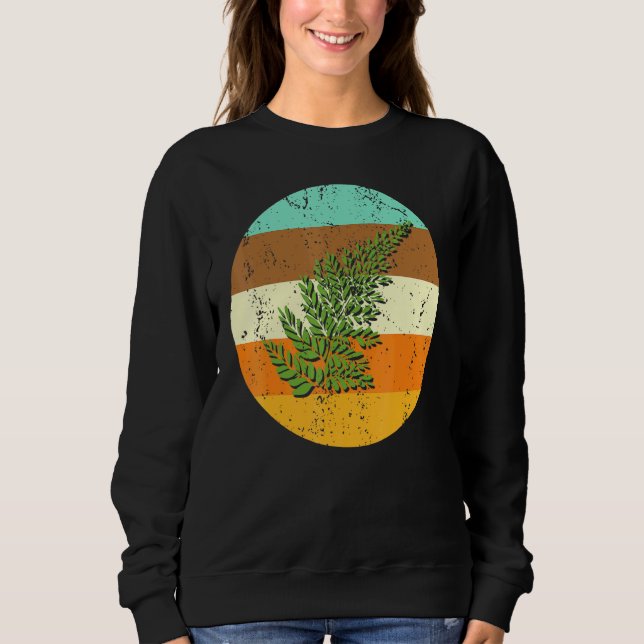 Sudadera Flor verde de hojas botánicas vasculares Flor verd (Anverso)