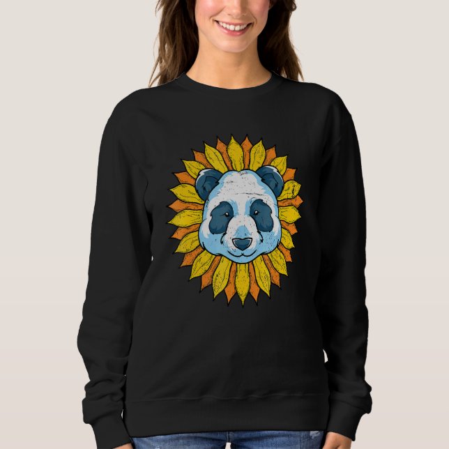 Sudadera Flor Zoológico Animal Sunflower Floral Wild Life P (Anverso)