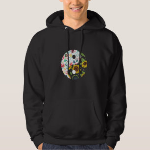 Sudadera Flora Fauna Yin Yang Budismo Flores Inspira Bala