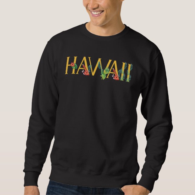 Sudadera Flora Y Fauna Retro Hawaii (Anverso)