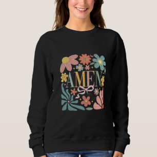 Sudadera Floral Amen Art