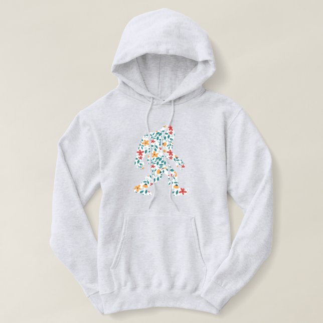 SUDADERA FLORAL BIGFOOT      (Diseño del anverso)