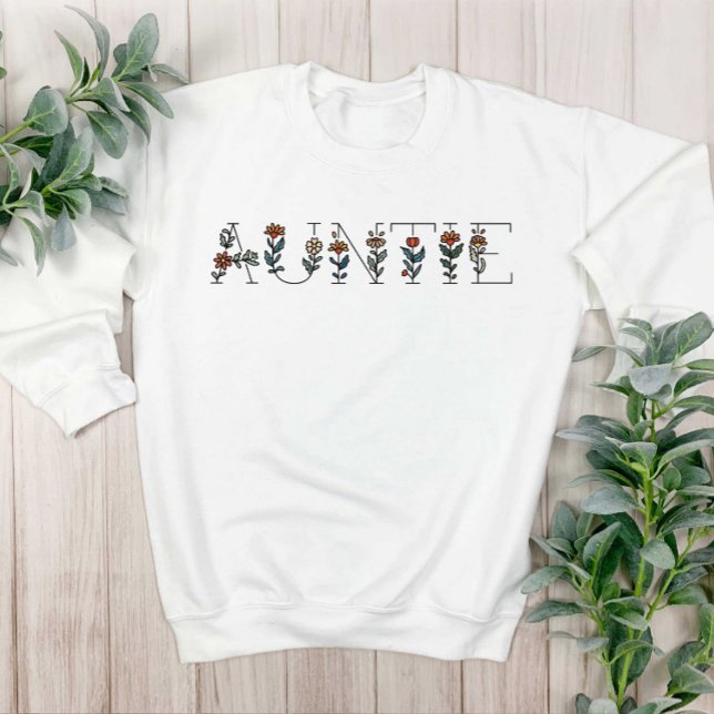 Sudadera Floral Boho Minimal Auntie Sweatshirt (Subido por el creador)