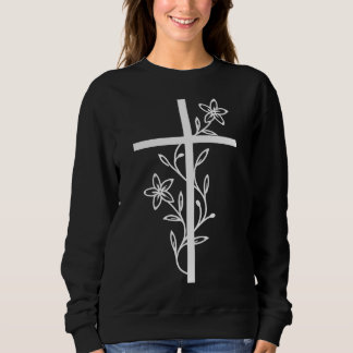 Sudadera Floral Christian Cross