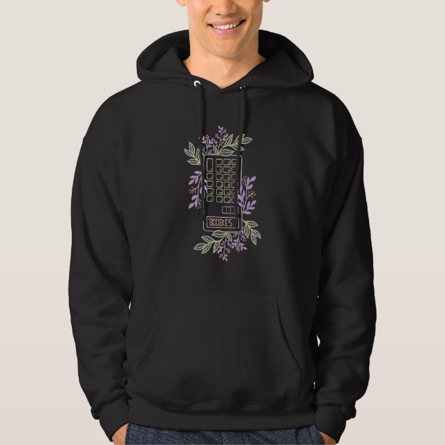 Sudadera Floral de Chiste de calculador (Anverso)
