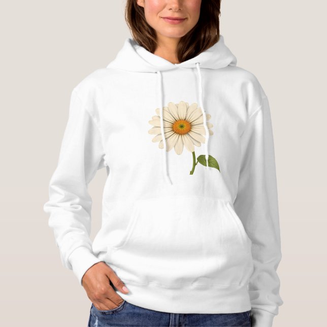 Sudadera Floral de flor y de flor (Anverso)
