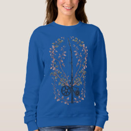 Sudadera Floral Fishing Rod – Women’s Sweatshirt