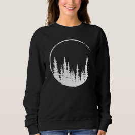 Sudadera Floral Forest Circle Tree Loving Forest Tree