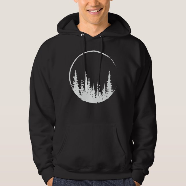 Sudadera Floral Forest Circle Tree Loving Forest Tree (Anverso)