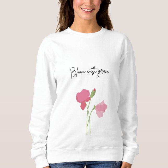 Sudadera Floral Grace Sweatshirt (Anverso)